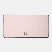 Initiales monogrammes pastel rose minimal moderne (Recto)