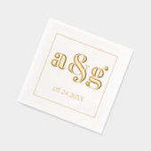 Initiales or mariage de typographie gras (Gauche)