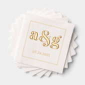 Initiales or mariage de typographie gras (Insitu (empilé))