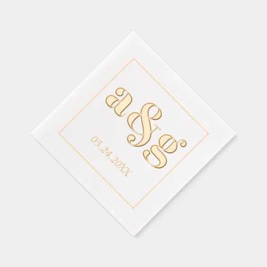 Initiales or mariage de typographie gras (Droite)