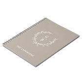 Initiales personnalisées Élégant Carnet de famille (Côté gauche)