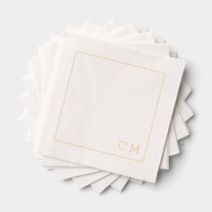 Initiales personnalisées Monogramme Mariage modern