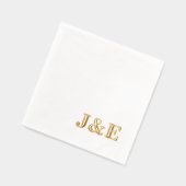Initiales Personnalisées Monogramme Réception de M (Gauche)