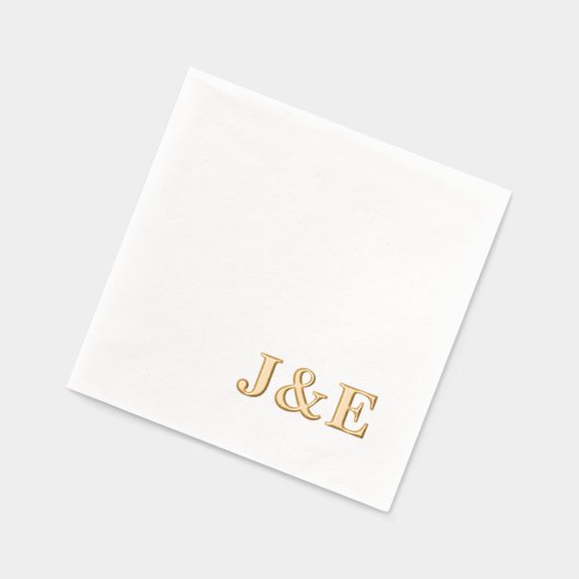 Initiales Personnalisées Monogramme Réception de M (Gauche)