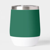 Initiales Personnalisées Monogramme Rose Vert Mode (Arrière)