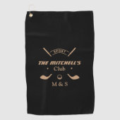 Initiales personnalisées Serviette de golf - Cadea (Devant)