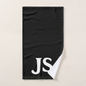Initiales personnelles personnalisables (Serviette à main)