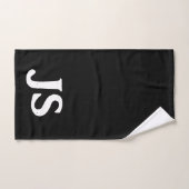 Initiales personnelles personnalisables (Serviette à main)