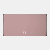 Initiales simples Élégant Cursive Script Rose rose (Recto)