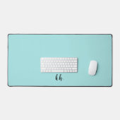 Initiales simples Élégant Script Cursif Bleu clair (Clavier et souris)