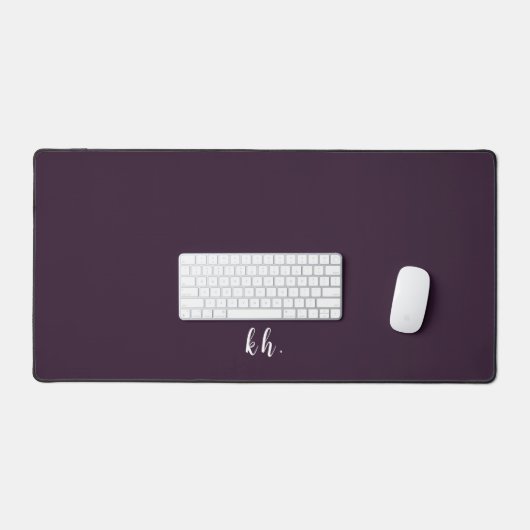 Initiales simples Élégant Script Cursif Pourpre fo (Clavier et souris)