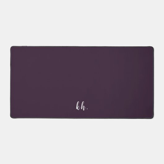 Initiales simples Élégant Script Cursif Pourpre fo (Recto)