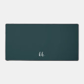 Initiales simples Élégant Script Cursif Turquoise  (Recto)