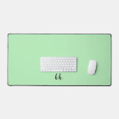 Initiales simples Élégant Script Cursif Vert clair (Clavier et souris)