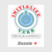 Initialize Verb in Cobol Programming Sticker (Feuille)