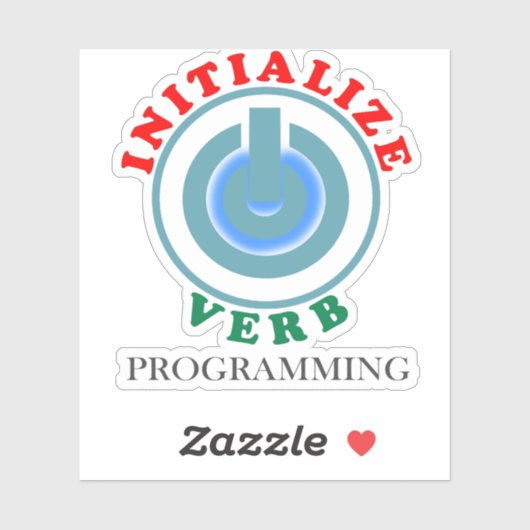 Initialize Verb in Cobol Programming Sticker (Feuille)