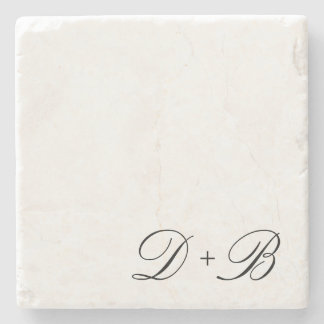 Initieel Monogram Stenen Onderzetter