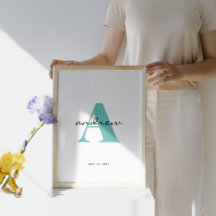 Initiële Monogram Babykamer Kindercameraankleding