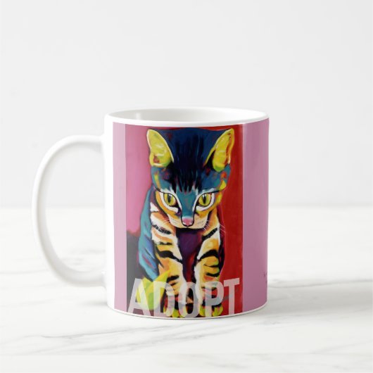 Injectez ADOPTENT la tasse par des brûlures de Ron (Gauche)