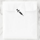 Injectie Ronde Sticker (Tas)