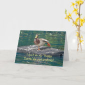 INJECTIEFLACON MET DANCE BIRTHDAY KAART (Gele Bloem)