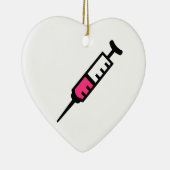 Injectiespuit Keramisch Ornament (Rechts)