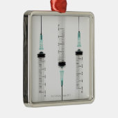 Injectiespuiten 3 metalen ornament (Rechts)