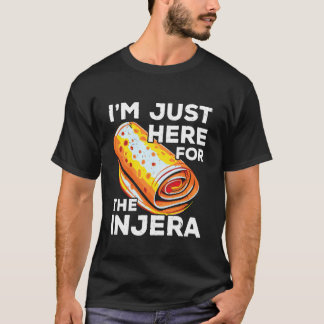 Injera Brood Ethiopisch Eten Pannenkoek Injera Rec T-shirt