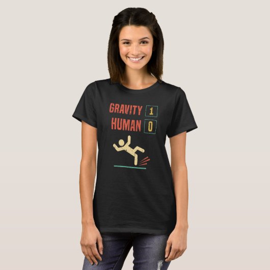 Injury Recovery Human Gravity Accident Broken Bone T-shirt (Voorkant volledig)