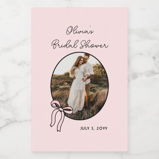 .ink Bruidsfeest Favoriet Mini Wijnlabel Wijn Etiket (Enkel label)