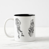 Ink Friends Tweekleurige Koffiemok (Links)