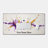 Ink Gold Dance Abstract Luxury Modern (Clavier et souris)