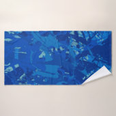 Ink hand made painting. Abstract wall art. Creativ (Serviette de bain)
