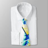Ink liep in meer dan één richting? Geel, cyaan. Stropdas (Gebonden)
