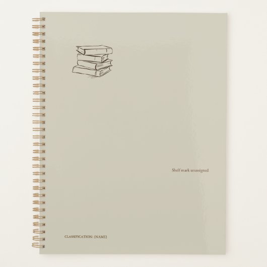 Ink pot- Forgotten Archive- Minimalist Planner (Voorkant)