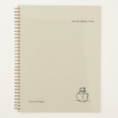 Ink Pot Minimalist Book Lover Planner (Voorkant)