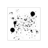 Ink Splatter Wood Art Stempel (Afrduk)