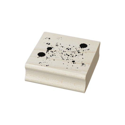 Ink Splatter Wood Art Stempel (Stempel)