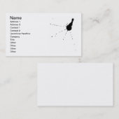 Ink Stain Visitekaartje (Voorkant / Achterkant)