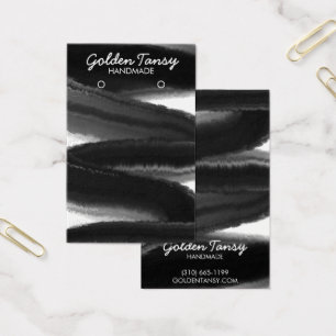 Ink Swipe Earring Ketting Jewelry Display Card Visitekaartje