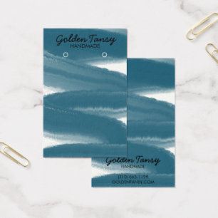 Ink Swipe Earring Ketting Jewelry Display Card Visitekaartje