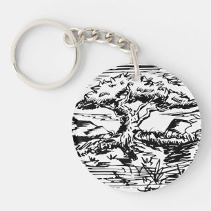 Ink Tree-ketch. Sleutelhanger