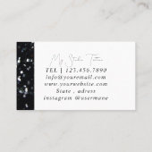 Ink Typography Tattoo Artist Visitekaartje (Achterkant)