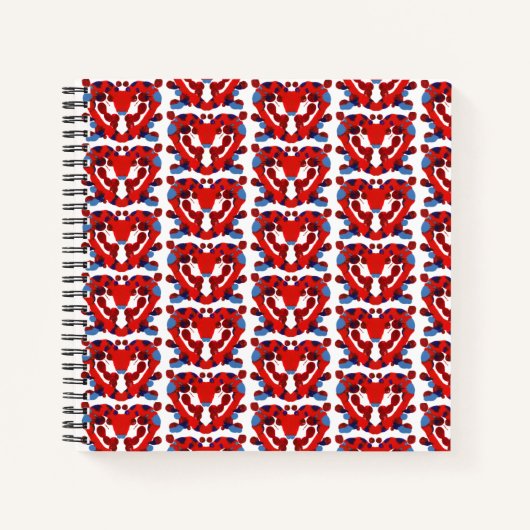 Inkblot Art Notitieboek (Voorkant)