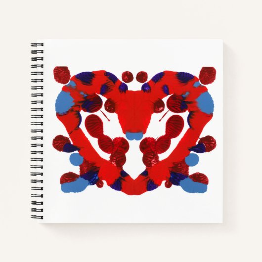 Inkblot Art Notitieboek (Voorkant)