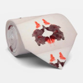 Inkblot Neckties (kaart 2) Stropdas (Opgerold)