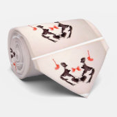 Inkblot Neckties (kaart 3) Stropdas (Opgerold)