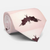 Inkblot Neckties (kaart 5) Stropdas (Opgerold)