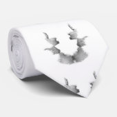 Inkblot Neckties (kaart 7) Stropdas (Opgerold)
