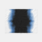 Inkblot Ombre Blue Fleece Deken (Voorkant (Horizontaal))
